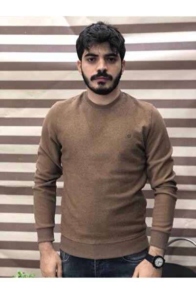 U.S. Polo Assn. Brązowy sweter męski