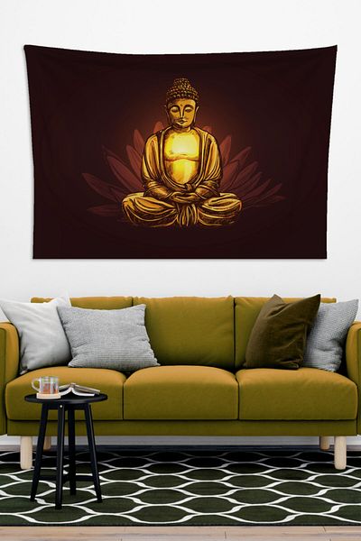 Vagonik Pânză de perete Meditație Buddha 150 X 100 Cm