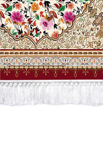 Alanur Home Dekoreko Silk Digital Prayer Rug 70x110 1021