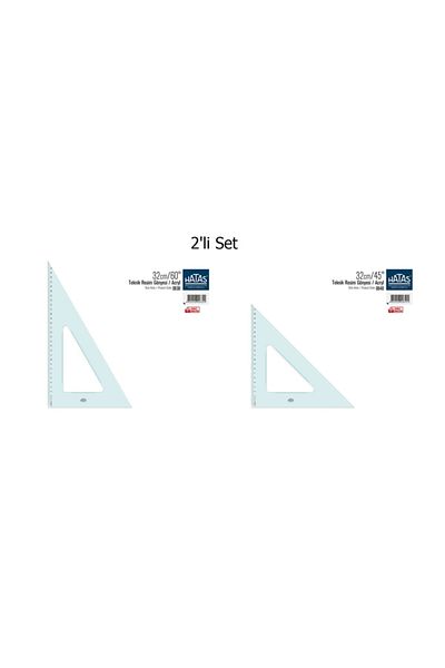 HATAS Water Green Acrylic Miter Set - 2 Pieces