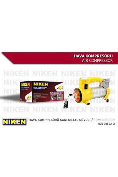Niken Hava Kompresörü Sarı Metal Gövde