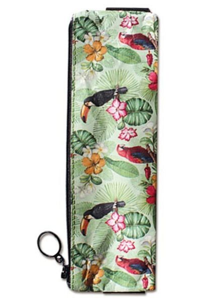 DEFFTER Tyvek Pencil Bag with Elastic / Paradise Birds