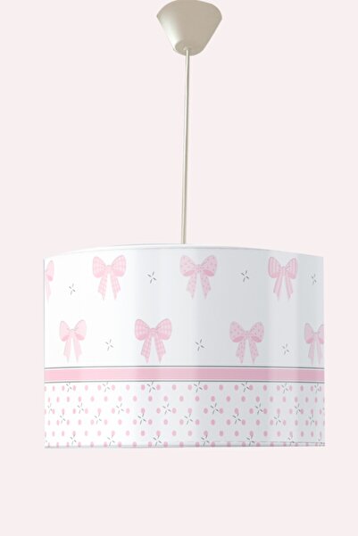 Genel Markalar Pembe Fiyonklu Bebek Avizesi, şık ve tatlı oda aydınlatması