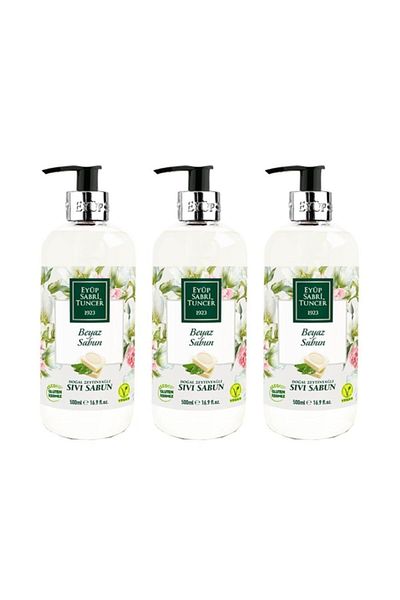 Eyüp Sabri Tuncer White Soap Liquid Soap 500ml - 3 Pieces