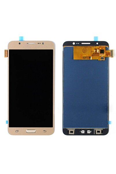 Teknonet سامسونج جالاكسي J710 J7 2016 عدسة لمس متوافقة مع شاشة Oled LCD - ذهبي