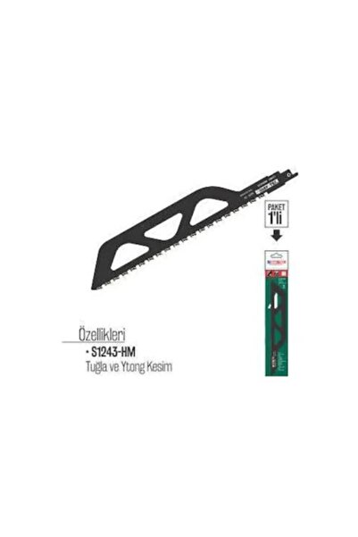 Baytec Bay-tec Tuğla Ytong Tilki Kuyruğu Testere Bıçağı 305 Mm/12,7 Mm