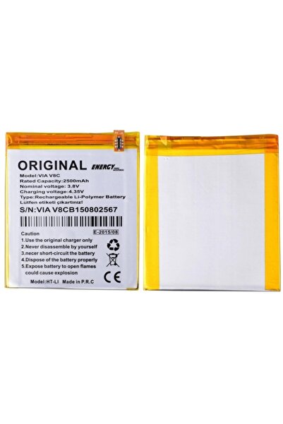 CASPER Teknonet Casper Via V8C Uyumlu Casper AV8CB150802567 2500 MAh Batarya