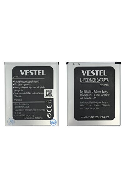 Vestel Venüs V3 5010 Için Vs-bat-2250-8.6 2250 Mah Batarya