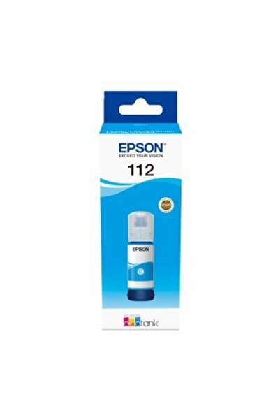 EPSON 112 Mavi Orjinal Şişe Mürekkep Kartuş C13t06c24a