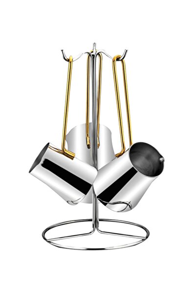 SILA PORSELEN Piramit Gold Cezve Takımı