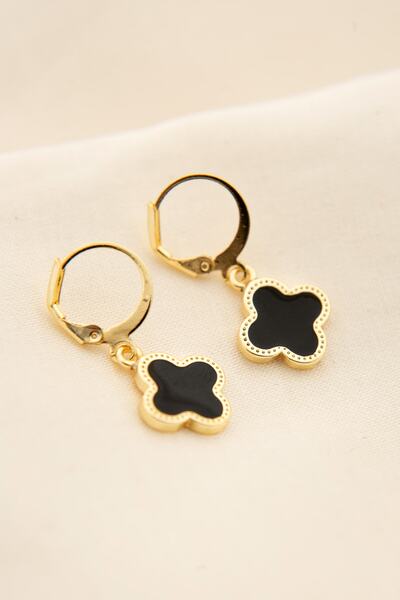 Elika Bijoux Women's Clover Model Earrings