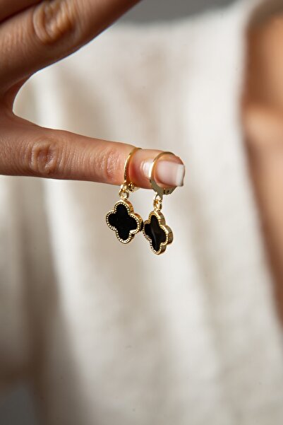 Elika Bijoux Kadın Yonca Model Küpe