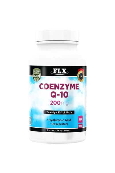 FLX Coenzyme Q-10 200 Mg 180 Tablets + Vitamin C Zinc Propolis 60 Tablets