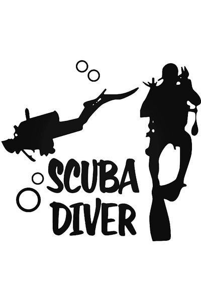 Universal Αυτοκόλλητο Scuba Diver Αυτοκόλλητο Αυτοκόλλητο Τοίχου Αυτοκινήτου 20 εκ