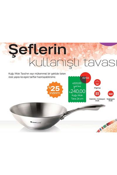 Tupperware Swan Wok Pan