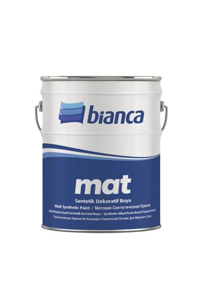 Bianca Sentetik Mat Siyah Boya 2,5 Lt
