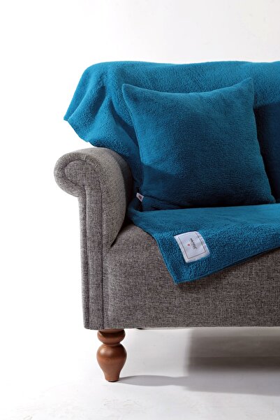 Minteks Wellsoft Kırlent Kılıfı - Mavi