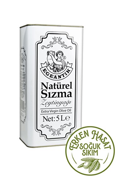 EgeAntik Ege Antik 5 lt Erken Hasat-soğuk Sıkım Natürel Sızma Zeytinyağı