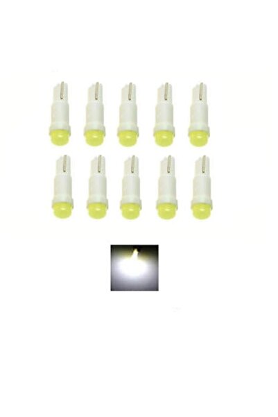 Fardoktoru T5 Led Oto Kilometre Kadran Ambians Aydınlatma Ampulü Beyaz 10 Adet