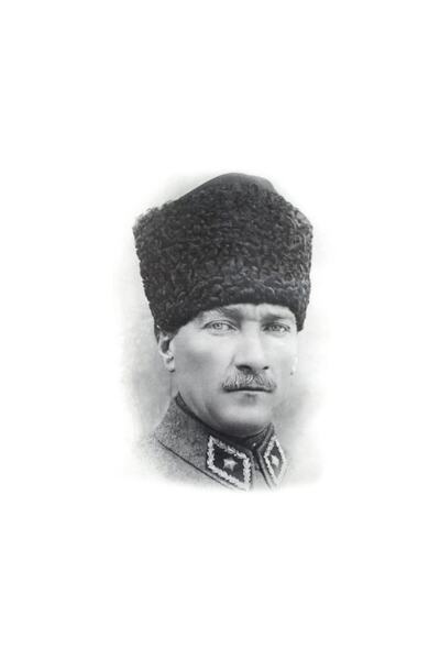 hediyeniburadabul Mustafa Kemal Atatürk Wood/Mdf Table 50X70