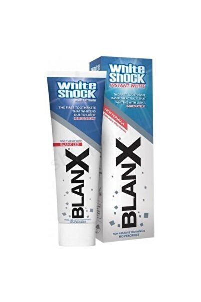 Blanx T.p 75ml White Shock Instant White (5696) --- بلانكس معجون اسنان 75 مل وايت شوك بياض فوري