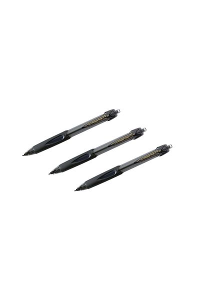 UNİ-BALL Power Tank 1.0mm Black Mechanical Outboard Pen Sn-220 3 Pieces