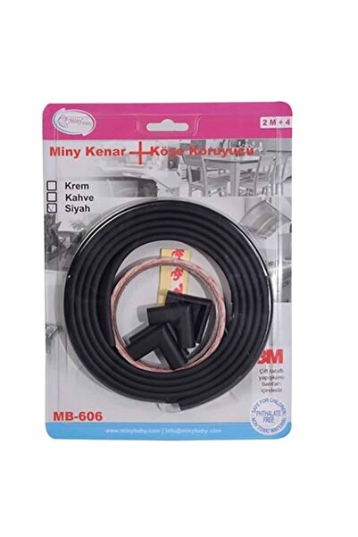 Miny Baby Μαύρο προστατευτικό γωνιών και άκρων