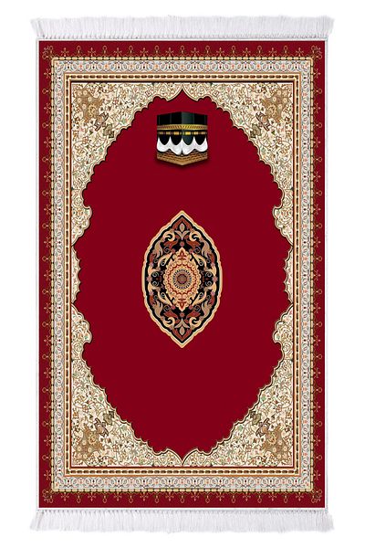 Alanur Home Dekoreko Silk Digital Prayer Rug 70x110 1020