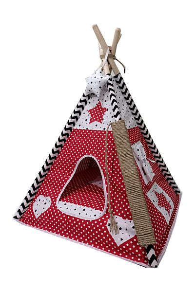 Henna Moonstar Red Cat Dog Tent