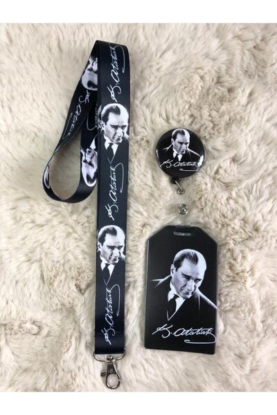 Hediyebum Σετ λουράκι λαιμού Atatürk Yoyo και θήκη για κάρτες