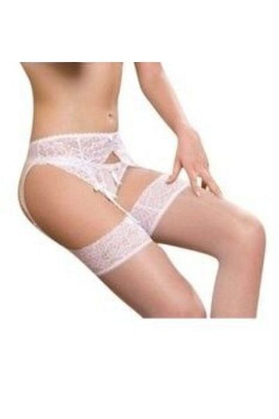 NBB 1001 White Garter Σετ