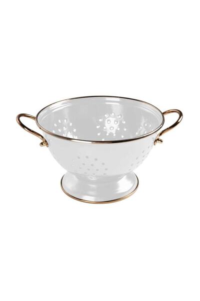 Emsan Troy Series Strainer - Enamel White, Osky 842385