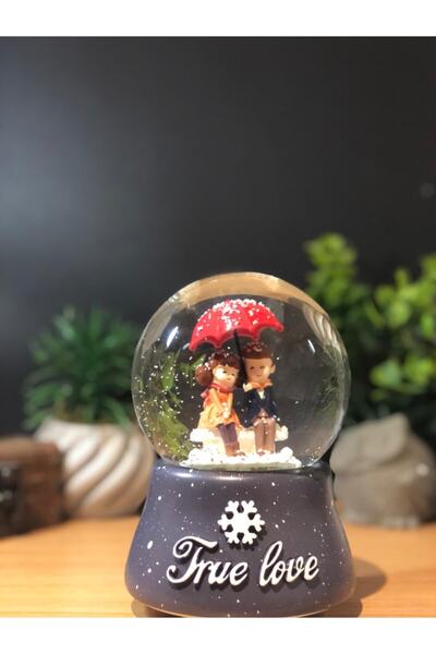 Lapidaria Romantik Sevgili Çift True Love Kendinden Püskürtmeli Büyük Boy Kar...