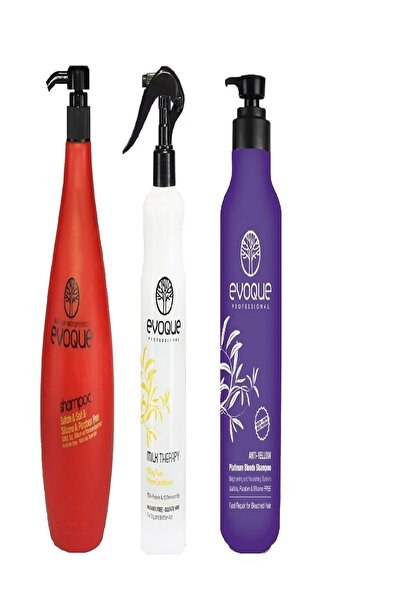 evoqua Evoque Sülfatsız Şampuan+mılk Shake (tuz Ve Parafen) Içermez Bakım Spr...