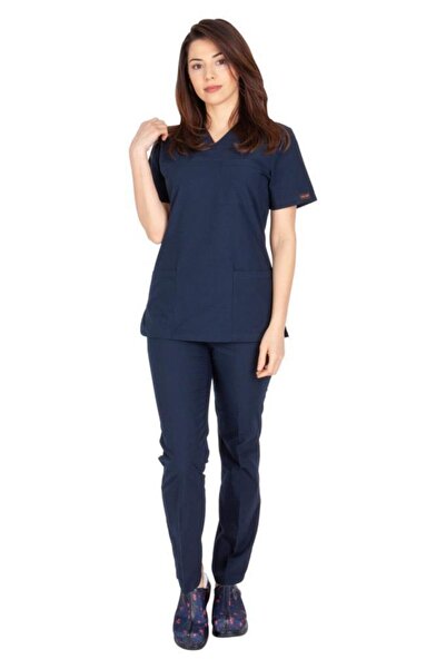 VEHBİ Uniformă pentru femei, doctori și asistente medicale, din țesătură de a...