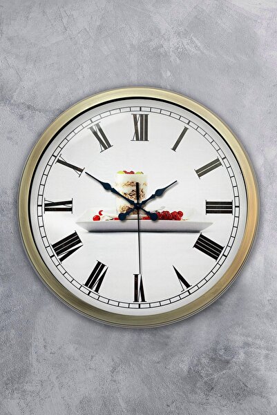 Dream Gift هدية ساعة حائط مطبخ معدنية عتيقة مقاس 40 سم