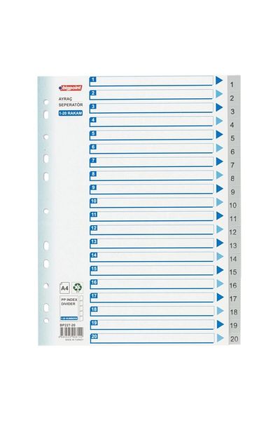 Bigpoint 15 bucăți 1-20 numere PP Separator