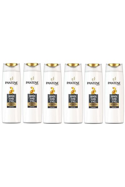 Pantene 500 Ml Pack of 6 - Shampoo for All Hair Effective Against Dandruff