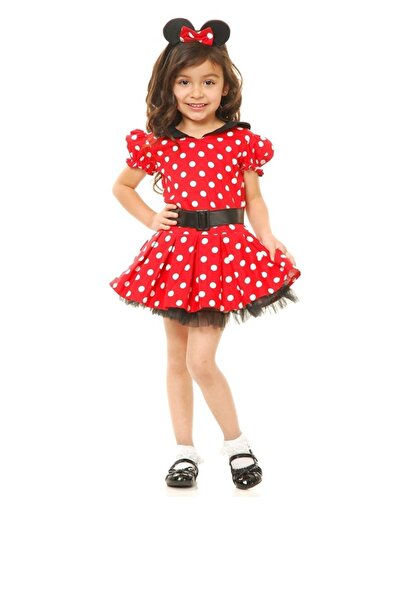 Bkmc Κοριτσίστικο κόκκινο φόρεμα Minnie Mouse