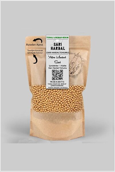 Tunalı Lokman Hekim Sarı Hardal Tohumu 60 Gr