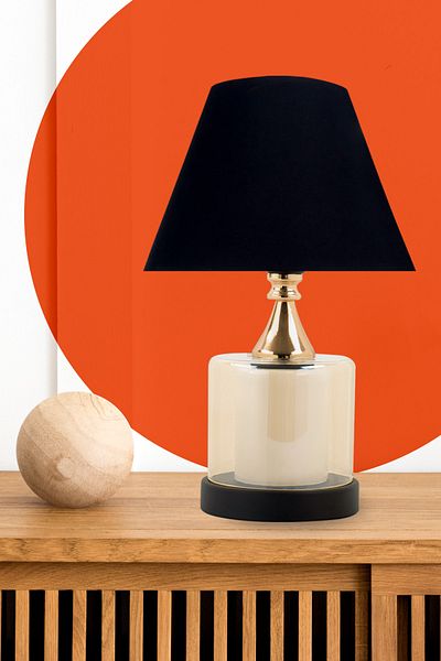 MINIMAL ETICARET VE BILGI TEKNOLOJILERI Lambent Gold Cone Mini Glass Lampshade
