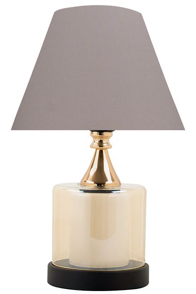 MINIMAL ETICARET VE BILGI TEKNOLOJILERI Lambent Gold Cone Mini Glass Lampshade