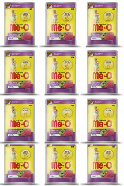 me-o Ton Balıklı Kedi Yaş Mama 80 Gr * 12 Adet