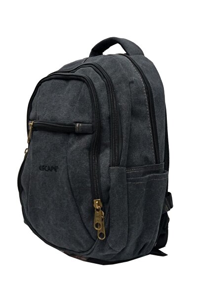 ESCAPE حقيبة ظهر للكمبيوتر المحمول من القماش 307 مقاس 15.6 بوصة، قماش مقاوم للماء وممتص للصدمات