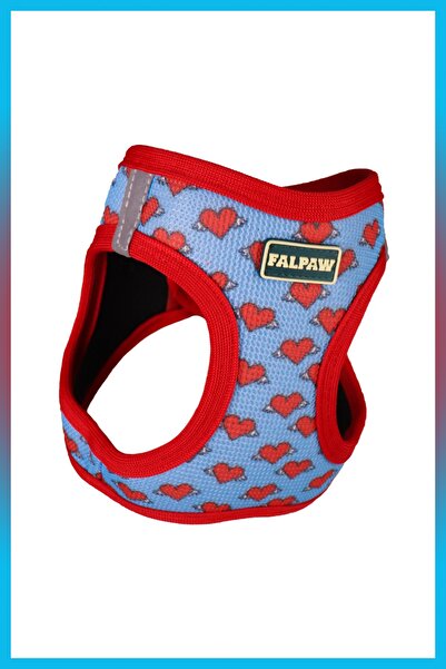 Falpaw Köpek Göğüs Tasması Kalp Desenli