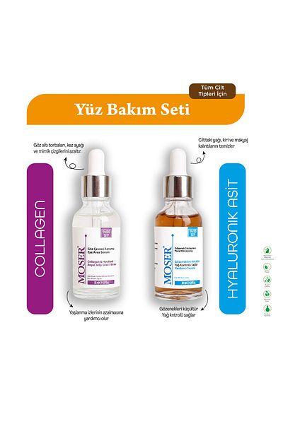 Moser 2-Piece Face Care Serum Set Eye Contour Care + Pore Firming Serum 30 Ml