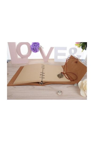 nilhediye Leather Covered Diary Book