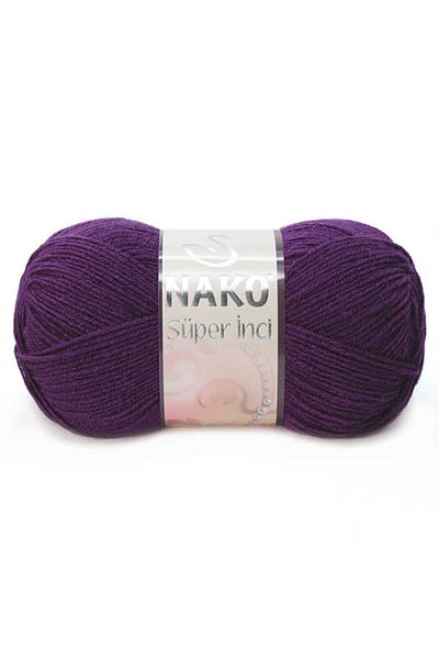 NAKO Purple Super Hand Knitting Lanyard 3260 - 5 Pieces
