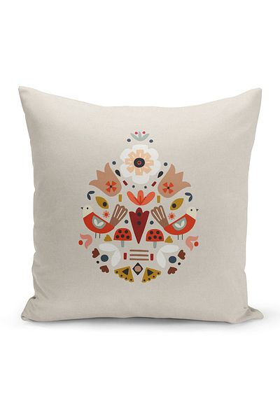Filamente Children's Baby Room Digital Printed Throw Pillow Cover