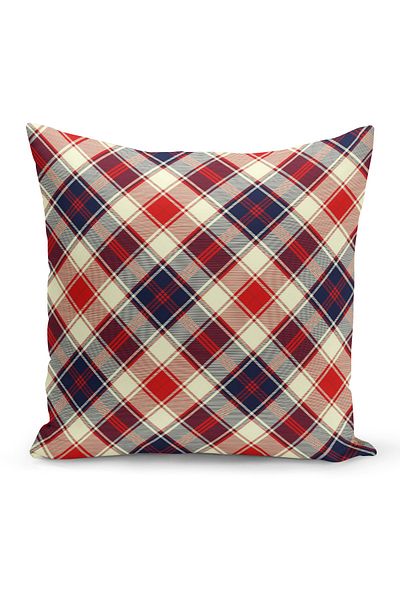 Filamente New Year Christmas Pattern Double Sided Digital Printed Throw Pillow Cover